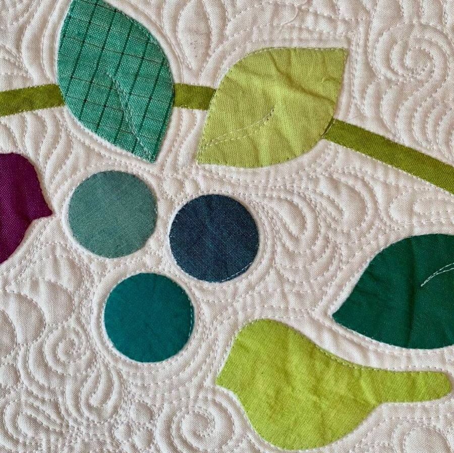 Quilting for Applique Quilts — Stitched in Color