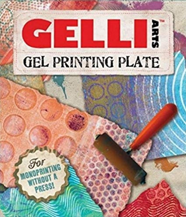 Create with a gel printing plate - mono printing without a press, Gel Plate