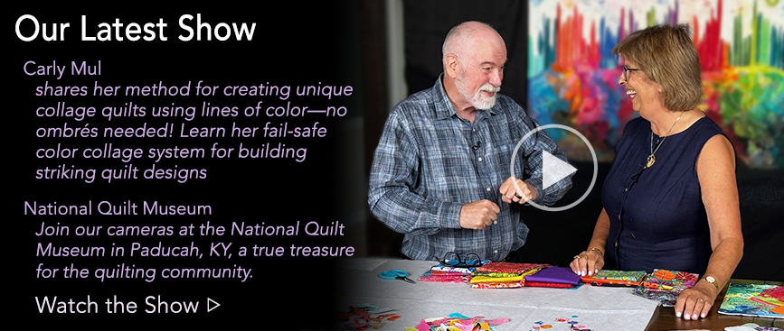 How to Make a Line in Color Plus Color Collage - Carly Mul | National Quilt Museum Paducah