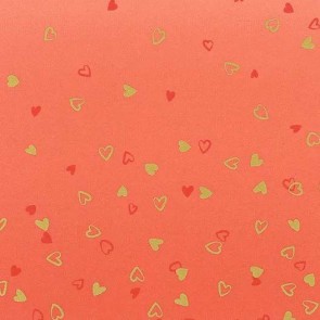 I Heart Ombre Metallic 10875 336M Geranium by Moda Fabrics - By The Yard