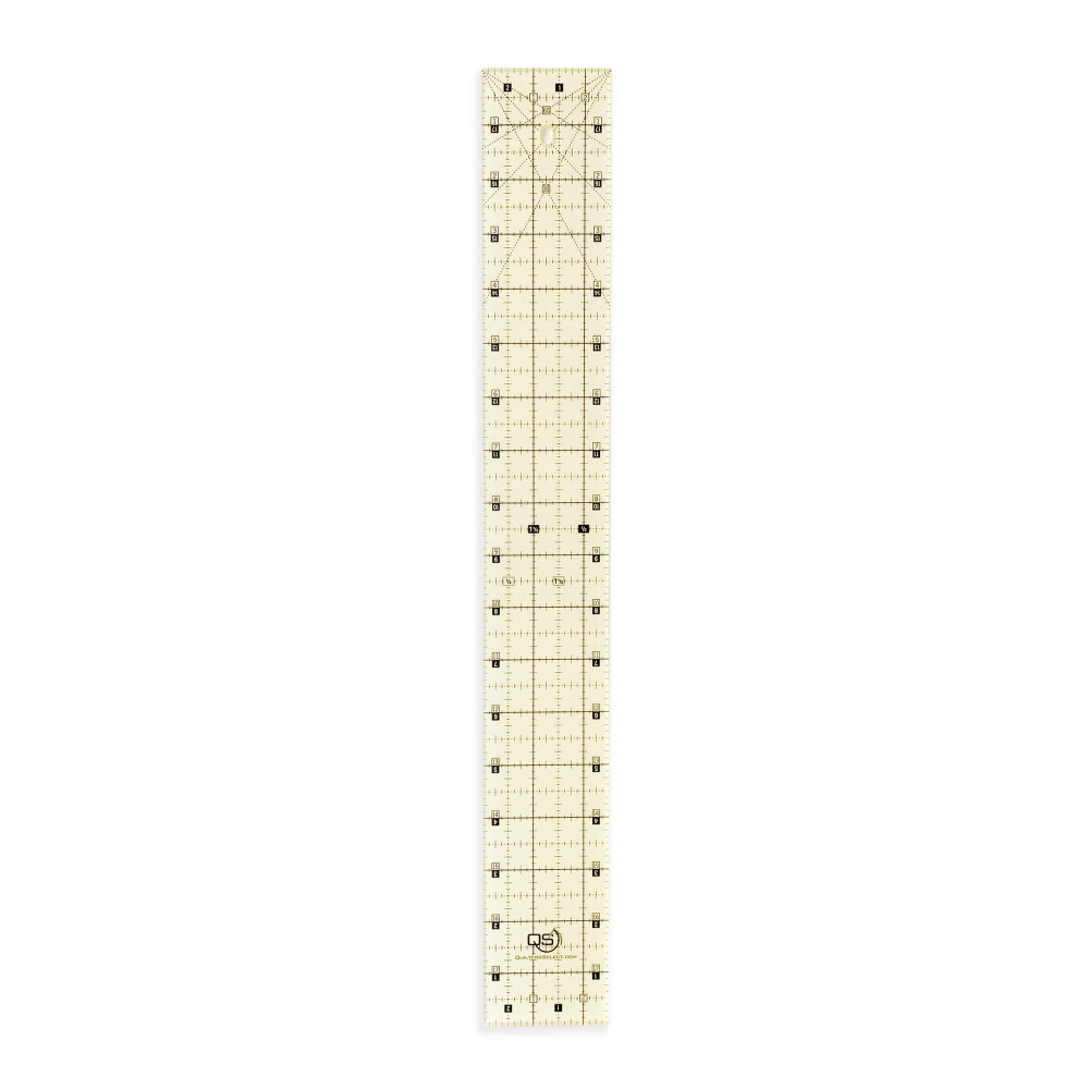 QS 3x12 Quilters Select Non-Slip Deluxe Quilting Ruler - 844050099610