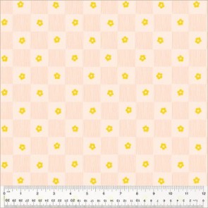 Ruby and Bee Blenders Heather Ross Footpath 54414-9 Gold for Windham Fabrics - By The Yard
