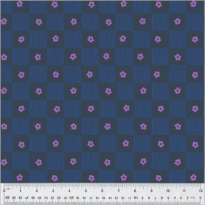 Ruby and Bee Blenders Heather Ross Footpath 54414-11 Indigo for Windham Fabrics - By The Yard