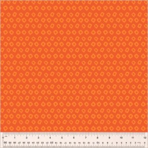 Ruby and Bee Blenders Heather Ross Shibori 54415-14 Mandarin/Marigold for Windham Fabrics - By The Yard