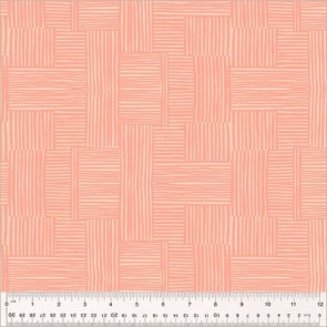 Ruby and Bee Blenders Heather Ross Woven 54416-21 Shell/Peachy for Windham Fabrics - By The Yard