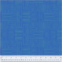 Ruby and Bee Blenders Heather Ross Woven 54416-25 Pool/Majorelle for Windham Fabrics - By The Yard