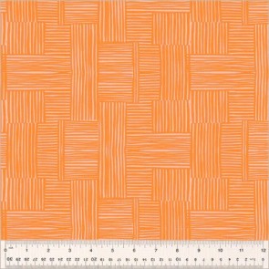 Ruby and Bee Blenders Heather Ross Woven 54416-26 Creamsicle/Blush for Windham Fabrics - By The Yard