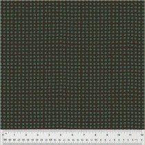 Ruby and Bee Blenders Heather Ross Dots 54417-32 Truffle/China Blue for Windham Fabrics - By The Yard