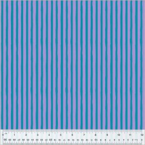 Ruby and Bee Blenders Heather Ross Drawn Stripe 54418-38 Salvia/Provence for Windham Fabrics - By The Yard