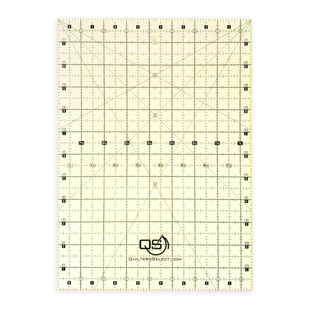 12 x 12 Ruler- Quilters Select Non-Slip 12 x 12 Ruler for Quilters