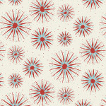 Retro HoHo 573-L Pom Poms Marshmallow from Andover Fabrics - By The Yard- SALE