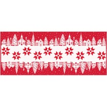 Christmas Village Runner Kits - Includes Backing - Red