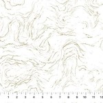 Midas Touch Wave Texture DM26835-10 Metallic White by Northcott - By The Yard