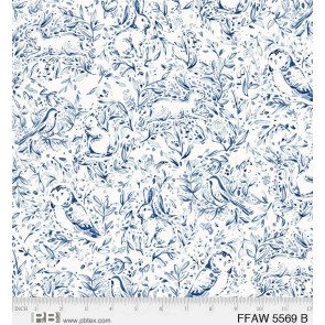 108 Inch Quilt Back By The Yard - Forest Fauna PNBFFAW-5569-B 