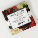 Holiday Flourish Snow Flower 5 Inch Squares Pack by Studio RK - Gold Colorstory