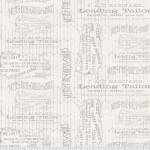 Monochrome by Tim Holtz Eclectic Elements PWTH066.LINEN Tailored for FreeSpirit Fabrics - By The Yard