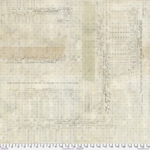 108 Inch Quilt Back By The Yard - Eclectic Elements Tim Holtz QBTH011.NEUTRAL Time Return