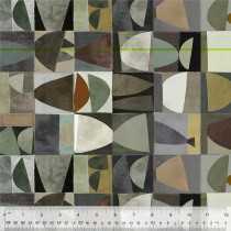 Sketchbook 21 Canvas by Marcia Derse 54548DC-1 Petite Palette Stacks Baked Clay by Windham Fabrics - By The Half Yard