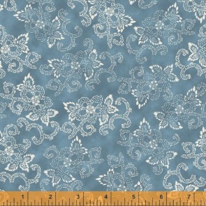 Willow 52567-3 Flowers & Curves Denim for Windham Fabrics - By The Yard
