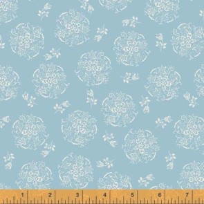 Willow 52570-5 Circle Of Flowers Powder Blue