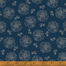 Willow 52570-1 Circle Of Flowers Indigo