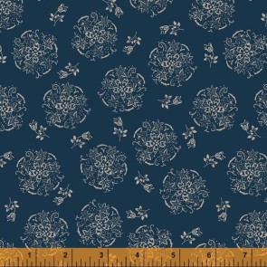 Willow 52570-1 Circle Of Flowers Indigo