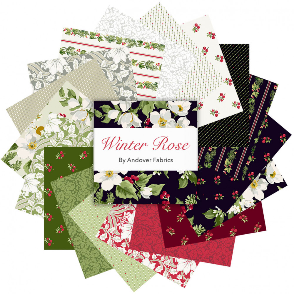 bundle Winter Rose Andover 4 prints 1 of each