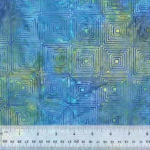 Jacqueline de Jonge Batik 3487Q-X Labyrinth Periwinkle by Anthology Fabrics - By The Yard 
