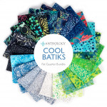 Cool Batiks Fat Quarter Bundle from Anthology Fabrics