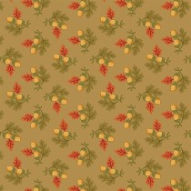 Autumn Woods A-1545-N Amber Gathered Acorns