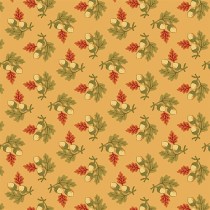 Autumn Woods A-1545-Y Butternut Gathered Acorns