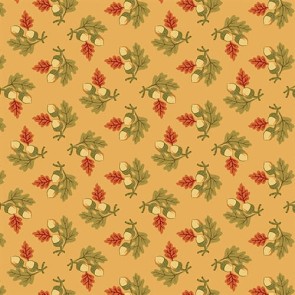 Autumn Woods A-1545-Y Butternut Gathered Acorns