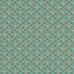 Autumn Woods A-1549-T Stone Blue Harvest Check