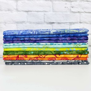 Splashy Batiks Half Yard Bundle 