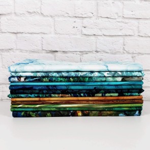 Cedarcrest Falls Half Yard Bundle Plus Panel by Northcott Fabrics