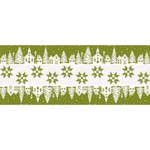 Christmas Village Runner Kits - Includes Backing - Green
