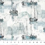 City Harbor DP27577-10 White Multi by Northcott - By The Yard