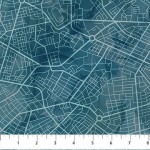 City Harbor DP27580-44 Medium Blue by Northcott - By The Yard