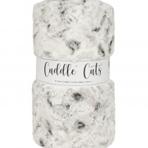 2 Yard Luxe Cuddle® Cut - Snowy Owl Alloy