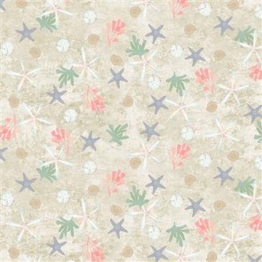 Coral Reef Digital Shells Y4380-12 Khaki