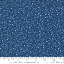 Crystal Lane 2983 13 Berries and Bits Crystal Blue by Moda Fabrics - By The Yard