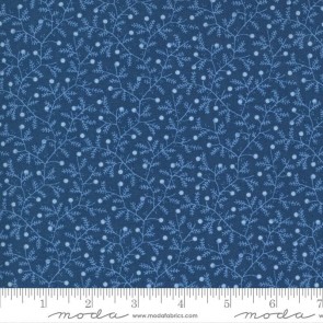Crystal Lane 2983 13 Berries and Bits Crystal Blue by Moda Fabrics - By The Yard