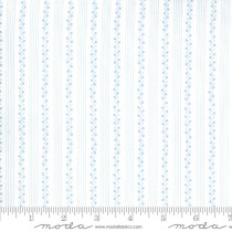Crystal Lane 2985 21 Snowberry Stripe Winter White by Moda Fabrics - By The Yard