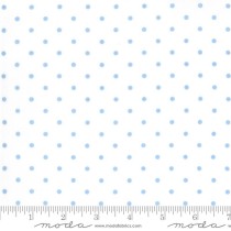 Crystal Lane 2987 21 Snow Dots Winter White by Moda Fabrics - By The Yard