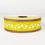 Fig Tree Ribbon 1 inch - 2117 15 Green - By The Yard