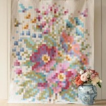 Flower Branch Embroidery Quilt Kit