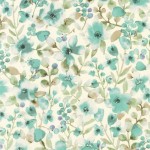Grace by Sevenberry SB-850453D1-3 Mint for Robert Kaufman Fabrics - By The Yard