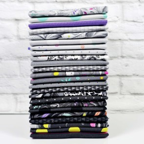 Tula Pink Graywork Fat Quarter Bundle by FreeSpirit Fabrics