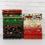 Holiday Charms Fat Quarter Bundle by Robert Kaufman - Holiday Colorstory