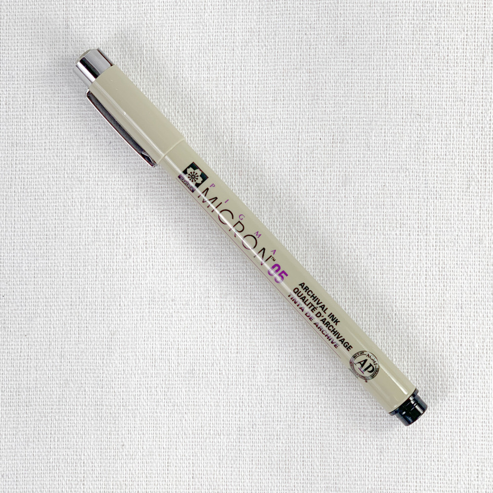 Pigma Micron Pen, O1  Sandra Brady Art - Scrimshaw